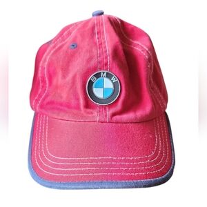 Red youth BMW Future BMW Driver Ball Cap hat.